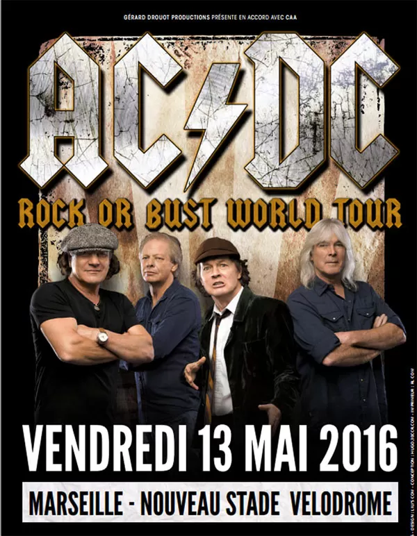 Ac Dc European Tour 2016 13 05 2016 Marseille Provence Alpes Cote D Azur France Agenda Concerts Metal