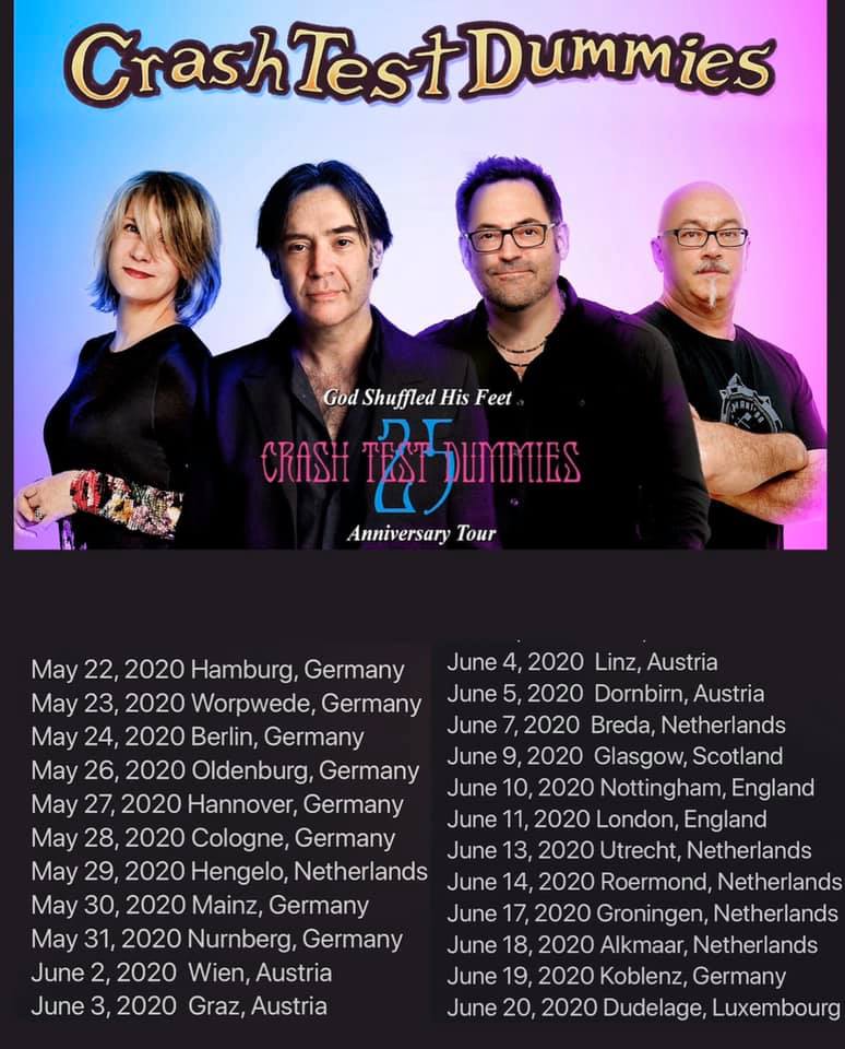 Crash Test Dummies Anniversary Tour 2020 31/05/2020 Nürnberg