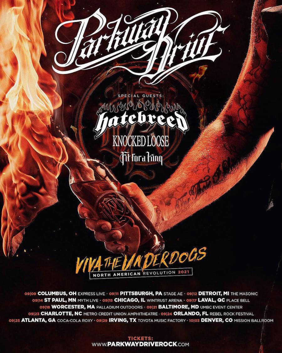 Event Parkway Drive - Line up