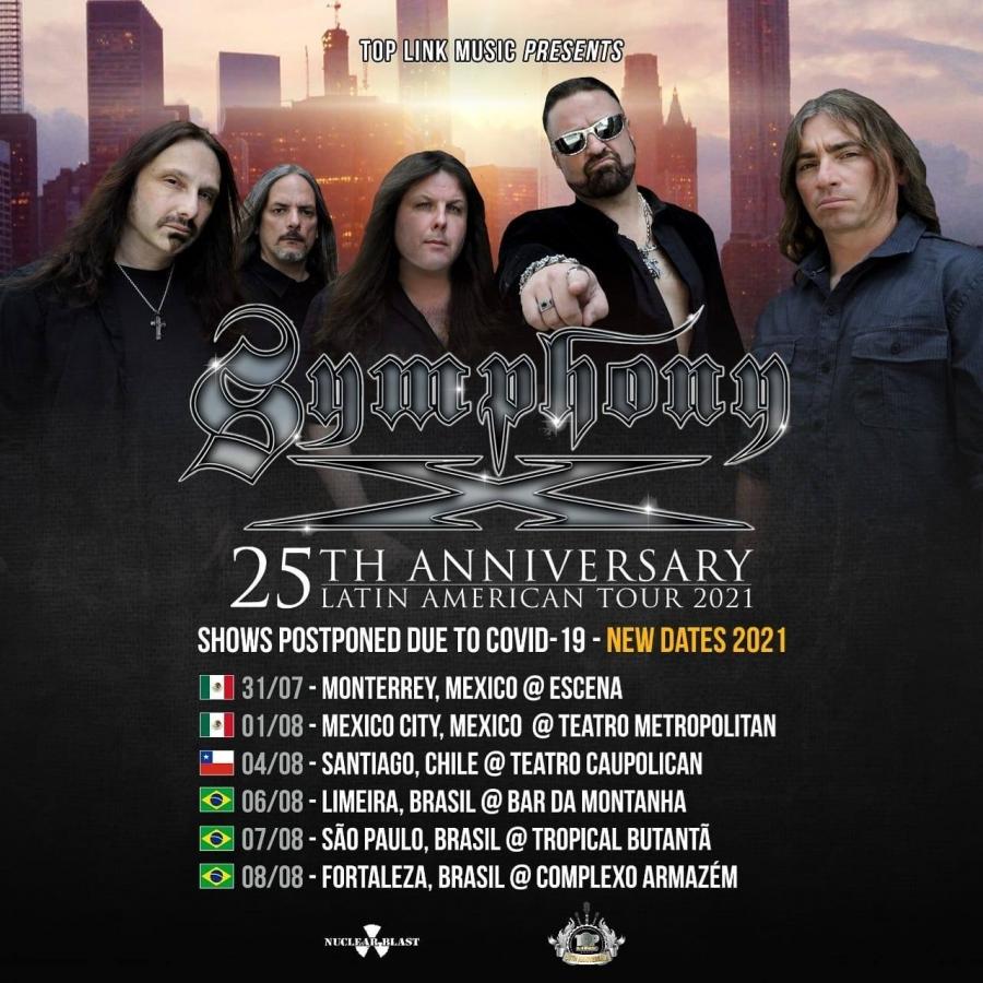 Event Symphony X 08/08/2021 Fortaleza Complexo Armazém Brazil