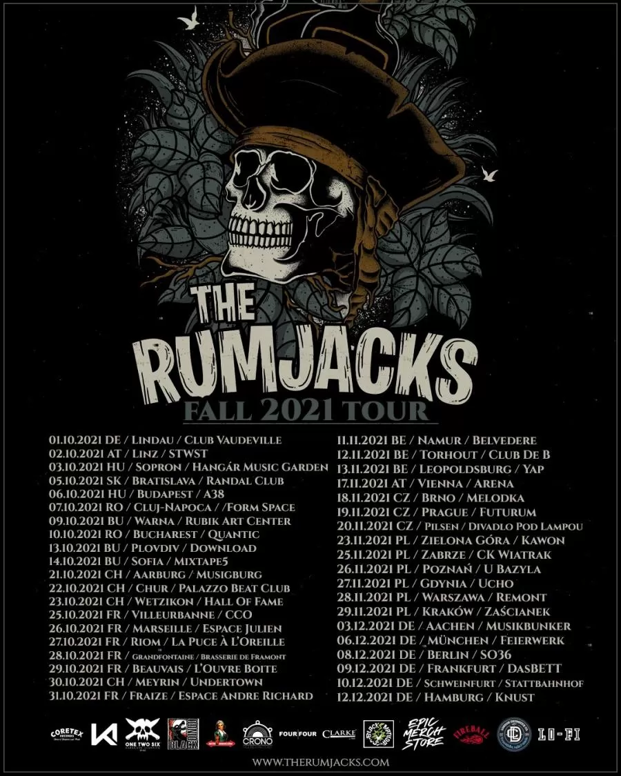 Concert The Rumjacks 23/10/2021 Wetzikon Hall of Fame Suisse