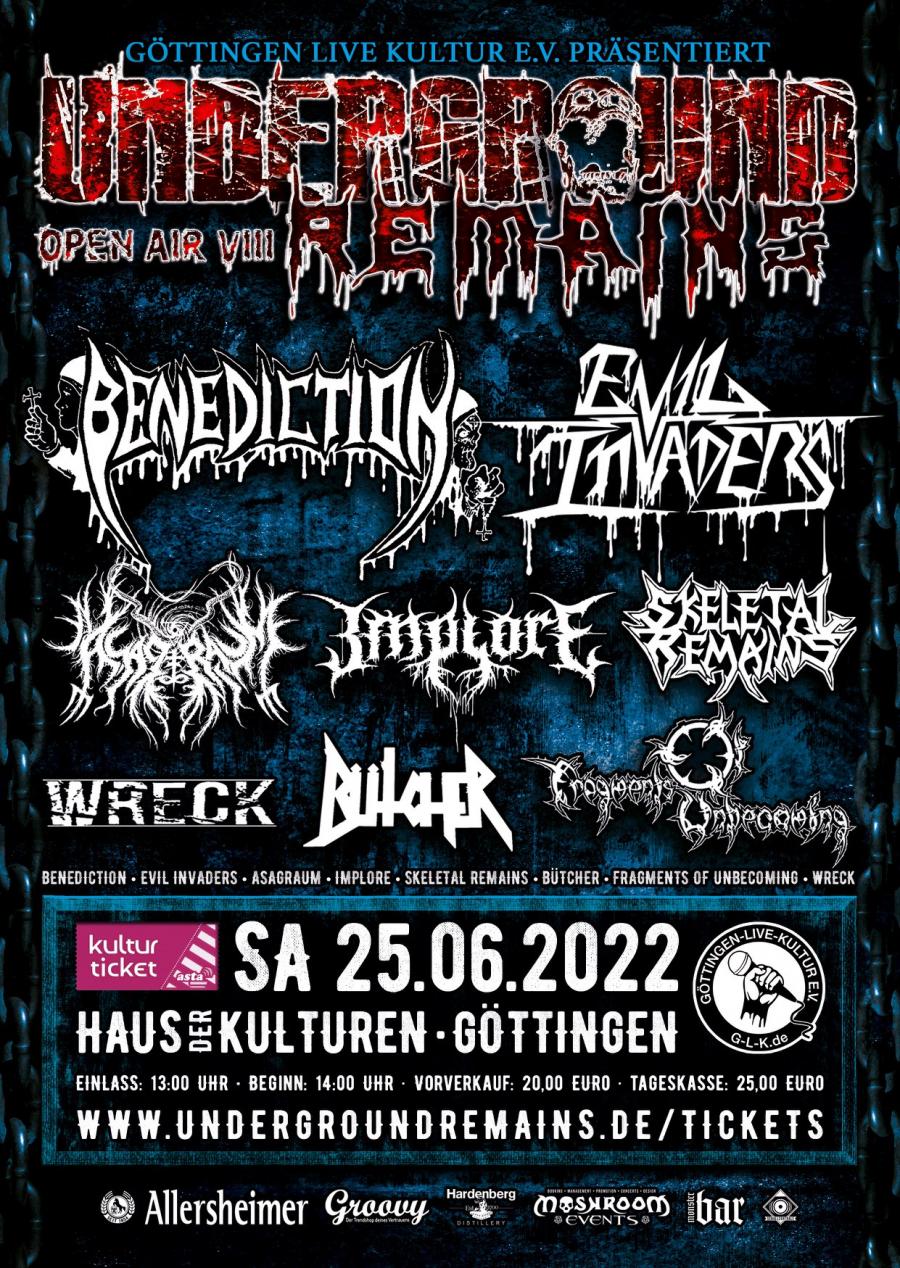 Underground Remains Open Air VIII - 25/06/2022 - Göttingen - Germany