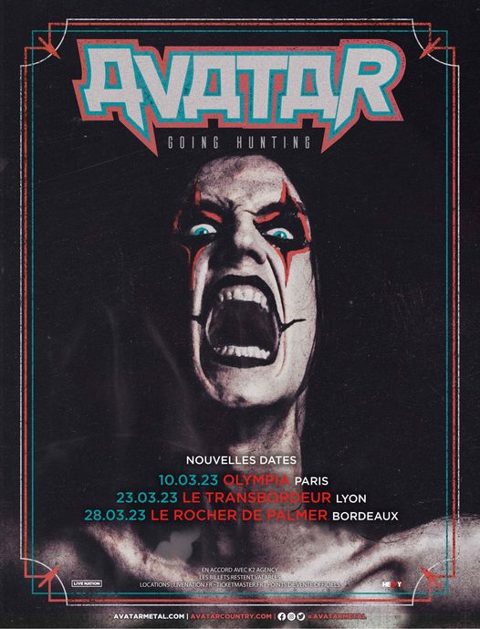 Avatar Tour 2023 23/03/2023 Villeurbanne Rhone Alpes France
