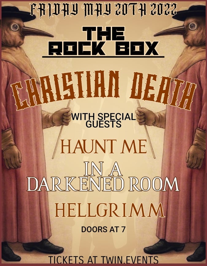 Event Christian Death Line up