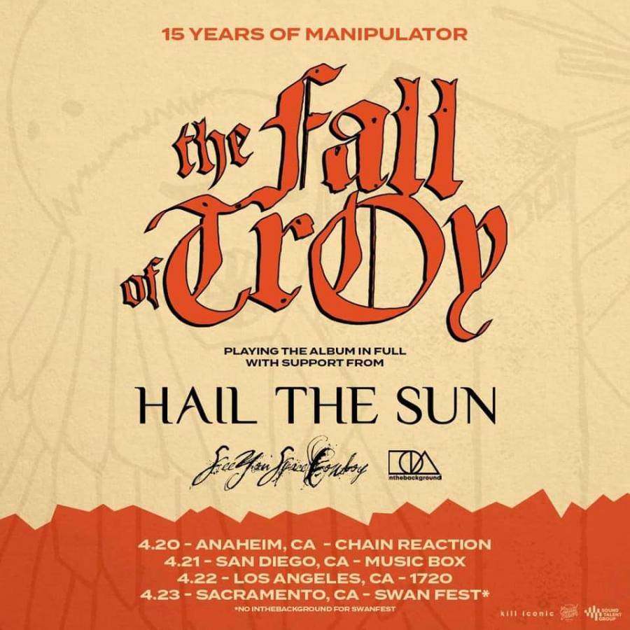Event The Fall Of Troy 21/04/2022 San Diego Music Box United States