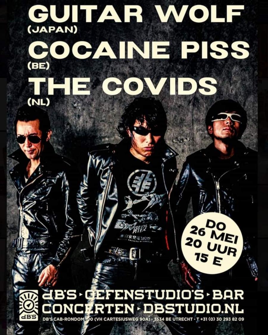 Concert Guitar Wolf 26/05/2022 Utrecht dB's PaysBas