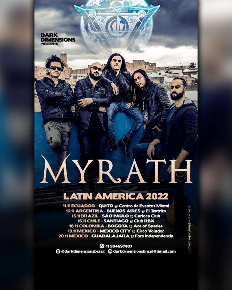 Event Myrath 11/11/2022 Quito Centro de Eventos Miami Ecuador