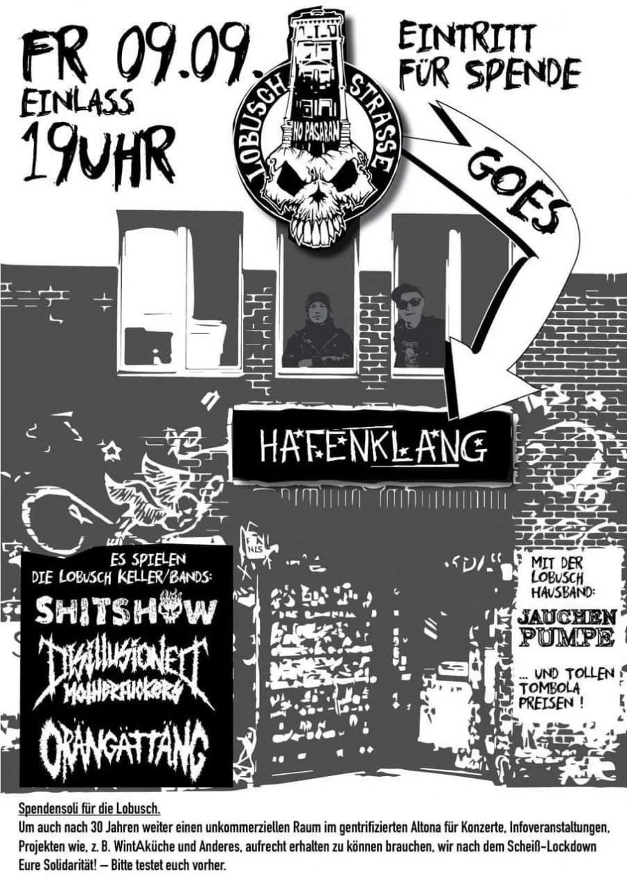 Lobusch goes Hafenklang - 09/09/2022 - Hamburg - Hafenklang / Goldener ...