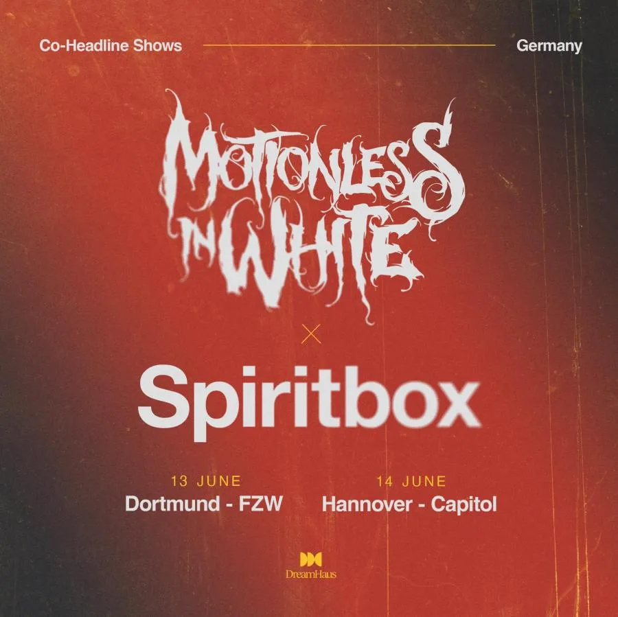 Motionless In White + Spiritbox 13/06/2023 Dortmund FZW Allemagne