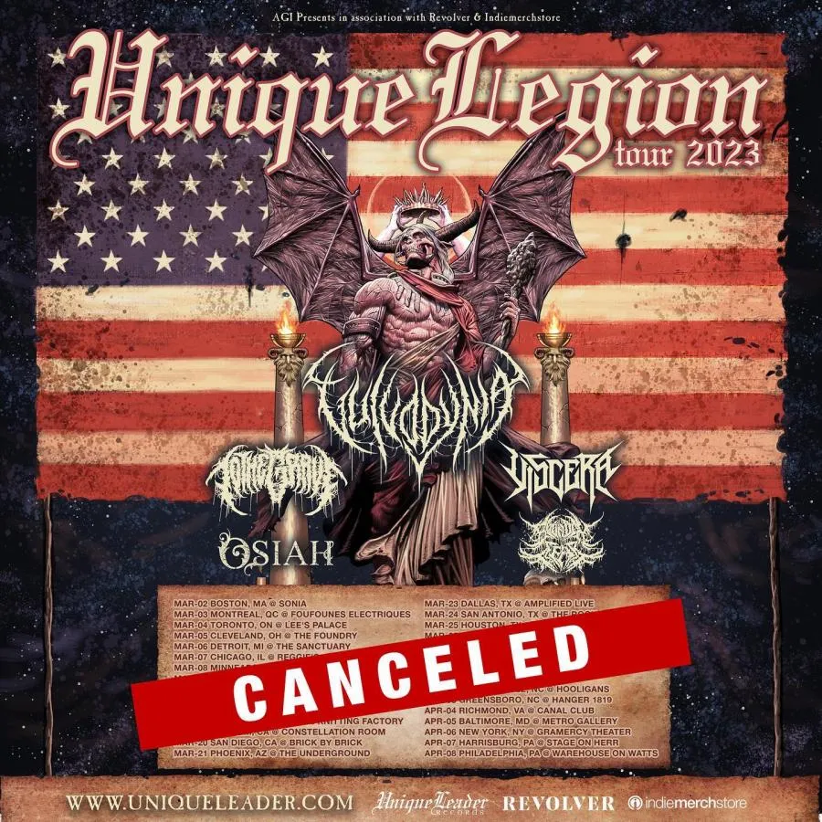 Unique Legion Tour 2023 08/03/2023 Minneapolis Studio B EtatsUnis