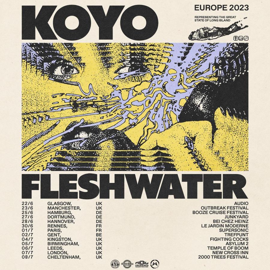 Koyo + Fleshwater Tour 2023 04/07/2023 Kingston upon Thames Fighting Cocks United Kingdom