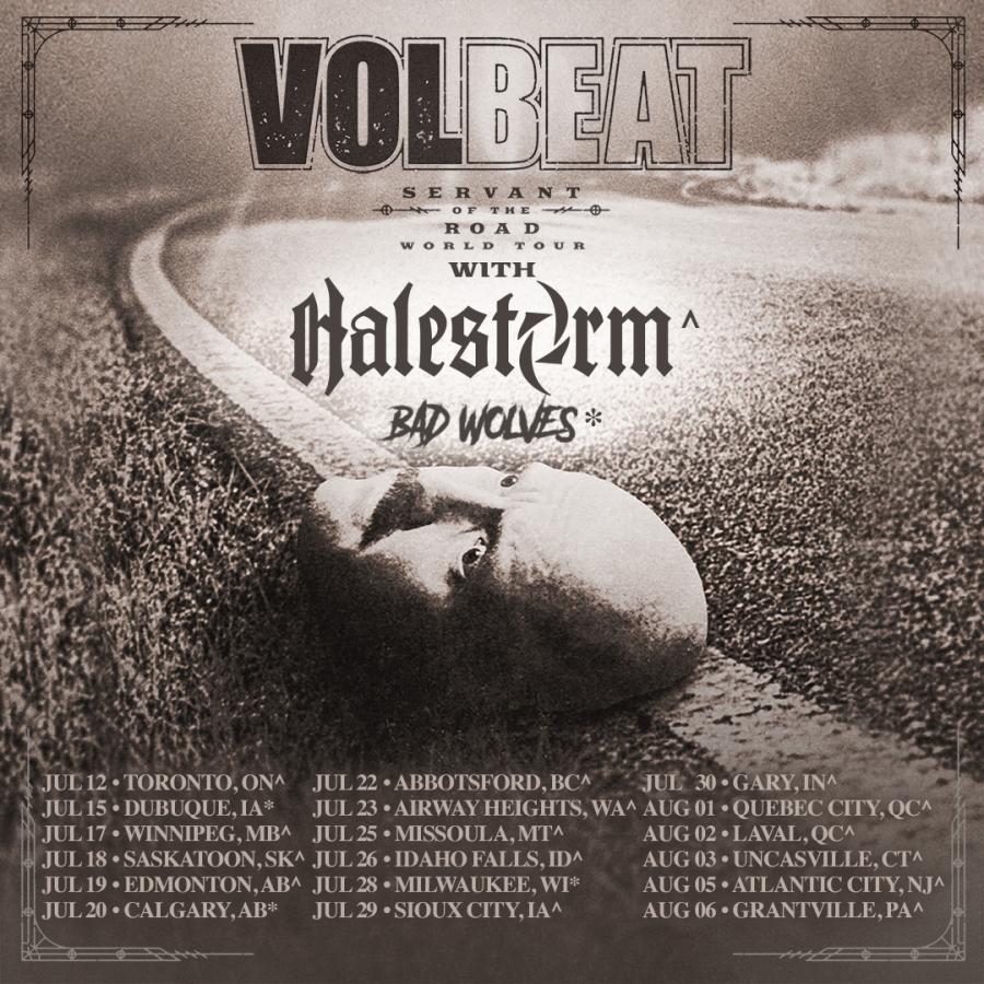 Event Volbeat 06/08/2023 Grantville Hollywood Casino United States