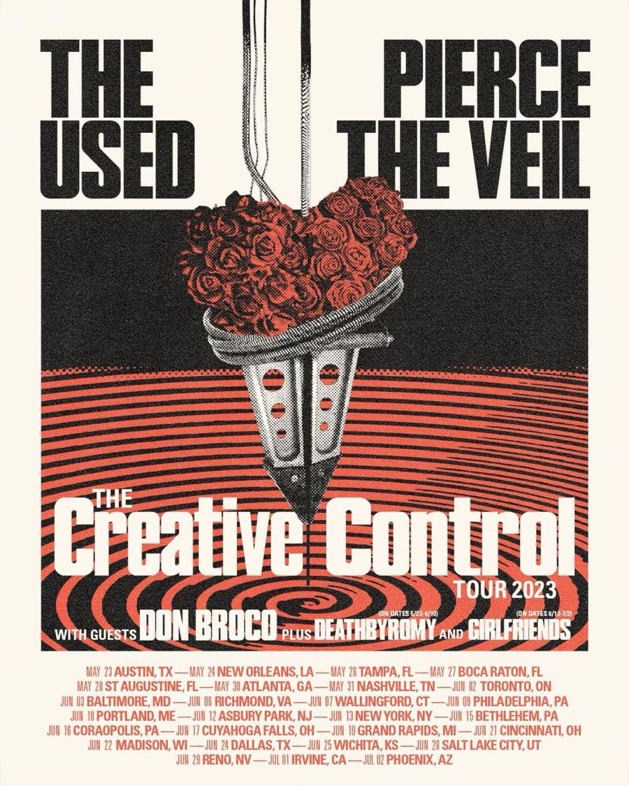 Event The Used + Pierce The Veil 02/07/2023 Phoenix Arizona