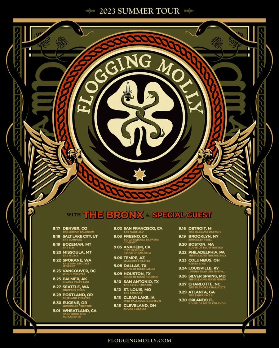 Concert Flogging Molly - 30/08/2023 - Eugene - McDonald Theater - Etats