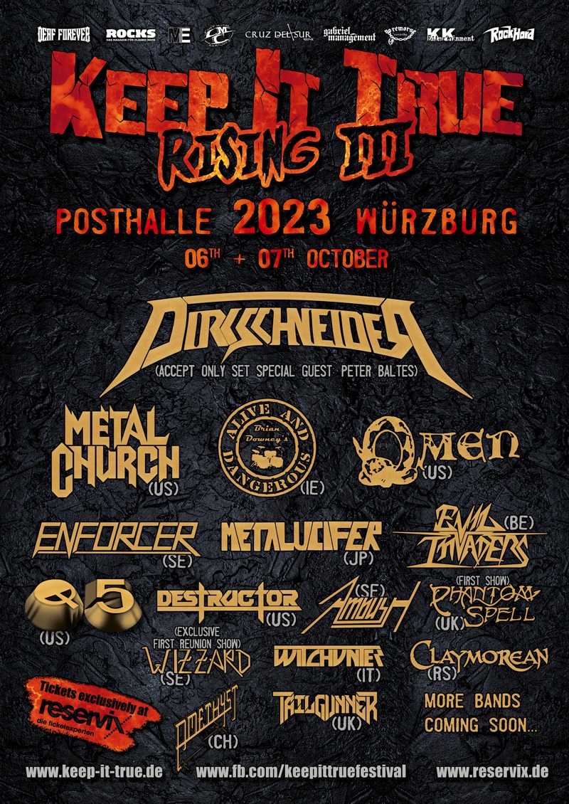 Keep It True Rising III 06/10/2023 (2 days) Würzburg Posthalle