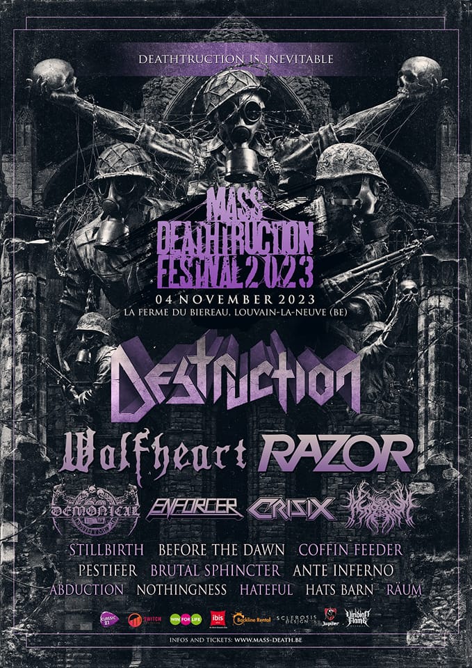 Mass Deathtruction Festival 2023 04/11/2023 LouvainlaNeuve