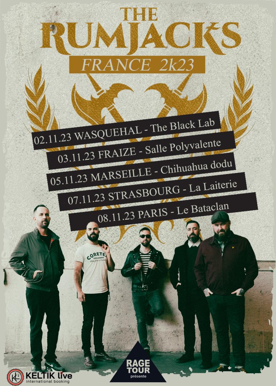 The Rumjacks FRANCE 2k23 03/11/2023 Fraize Espace André Richard