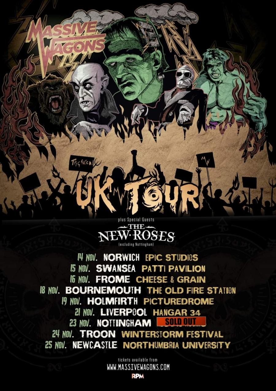 Event Massive Wagons 15/11/2023 Swansea Patti Pavilion United