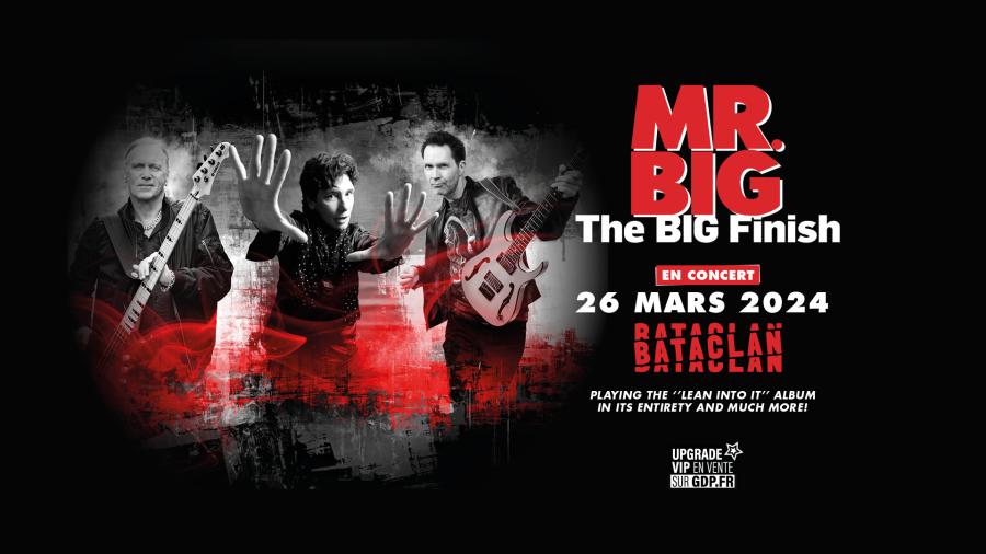 Event Mr. Big 26/03/2024 Paris Bataclan France