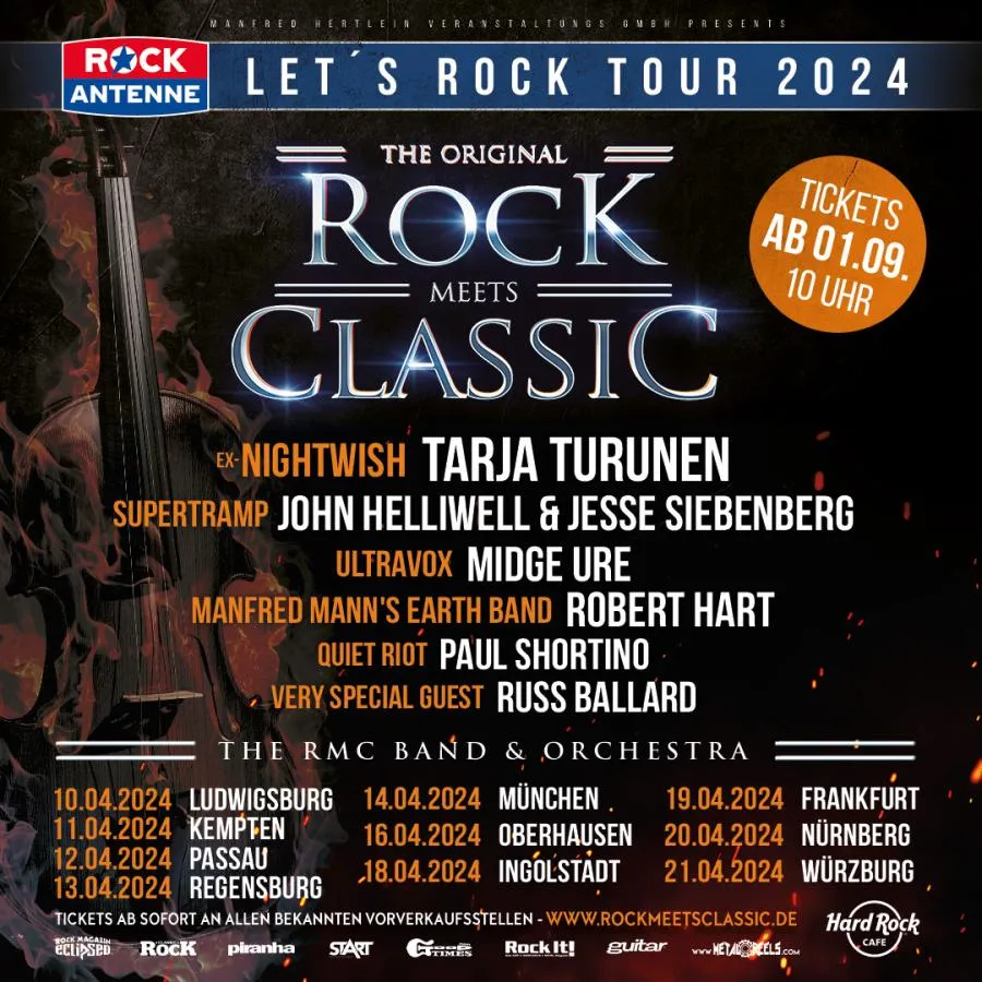 Concert Rock Meets Classic - 14/04/2024 - München - Olympiahalle ...