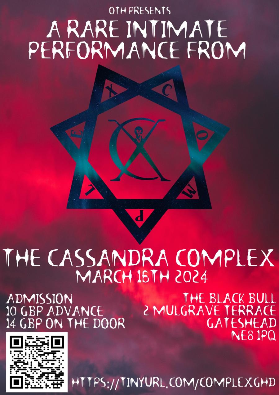 Concert The Cassandra Complex 16/03/2024 Gateshead The Black Bull