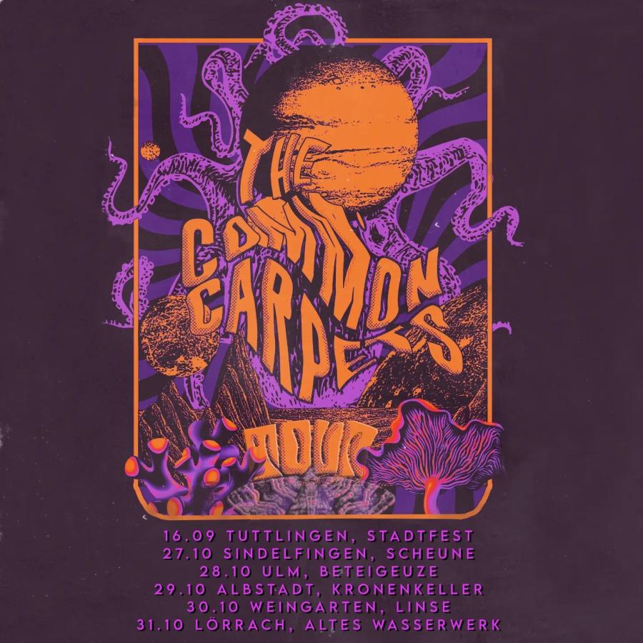 Event The Common Carpets Line up