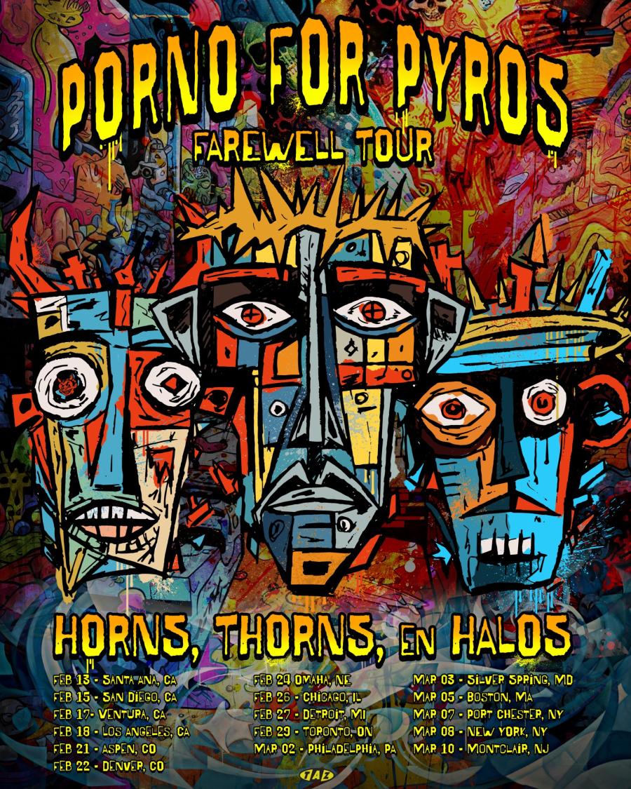 Konzert Porno for Pyros - Line up