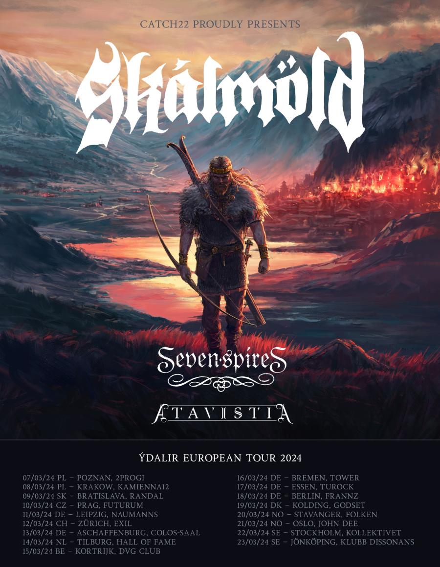 Concert Skálmöld 21/03/2024 Oslo John Dee Norvège