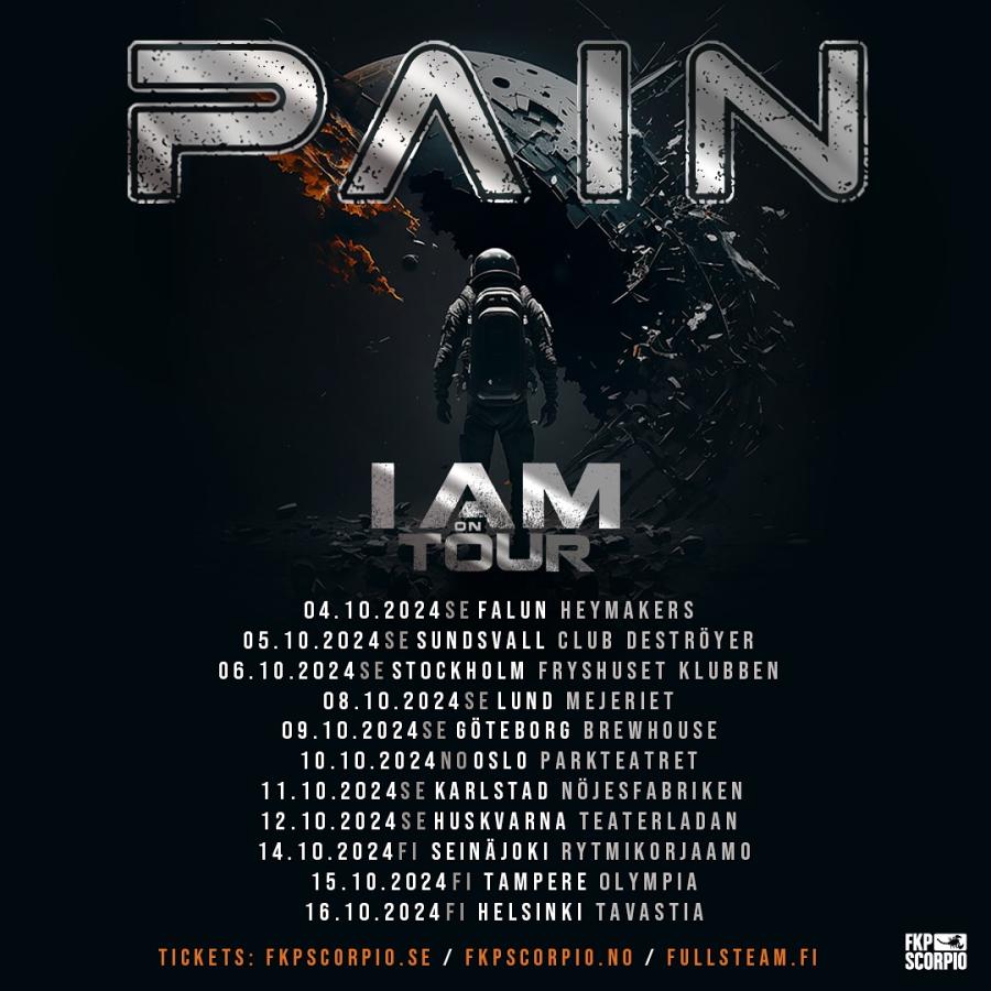 Concert Pain 04/10/2024 Falun Heymakers Suède