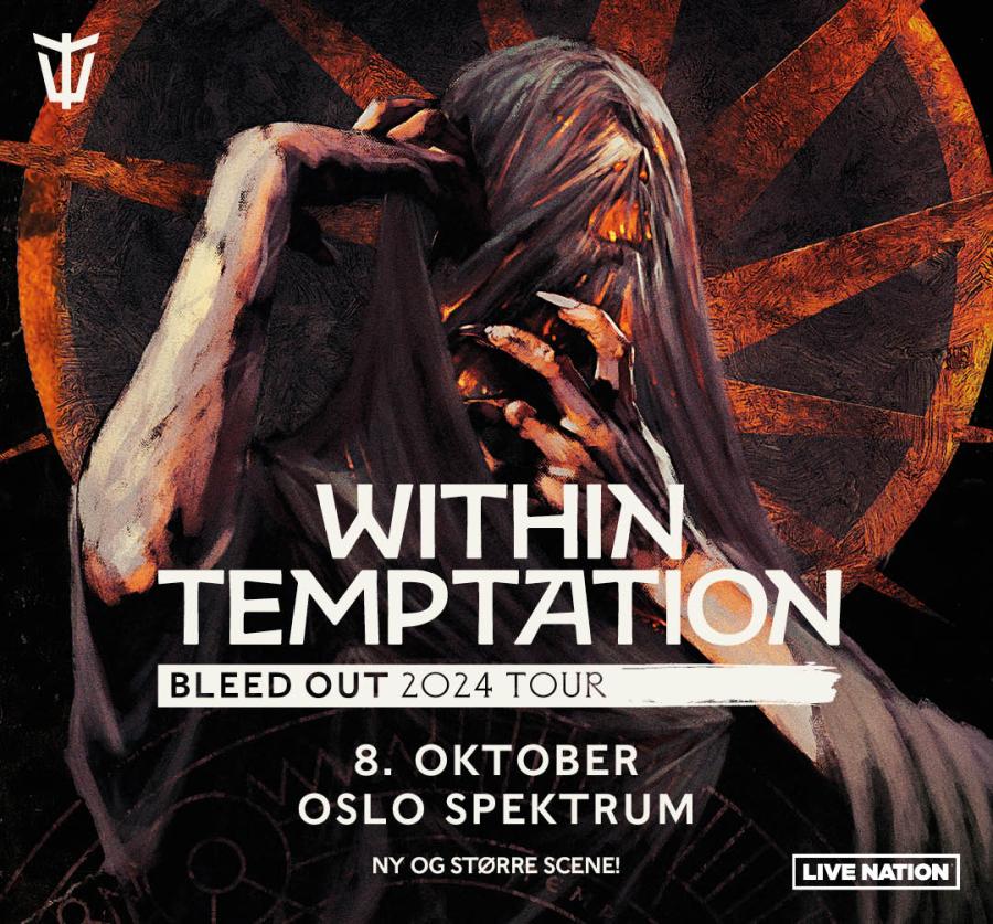 Concert Within Temptation 08/10/2024 Oslo Spektrum Norvège