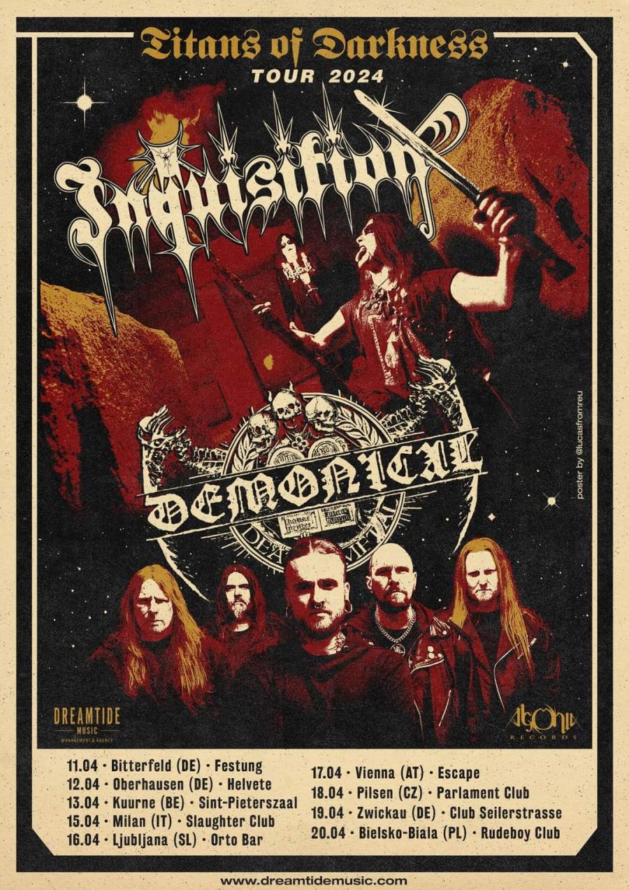Inquisition + Demonical Titans of Darkness Tour 2024 13/04/2024