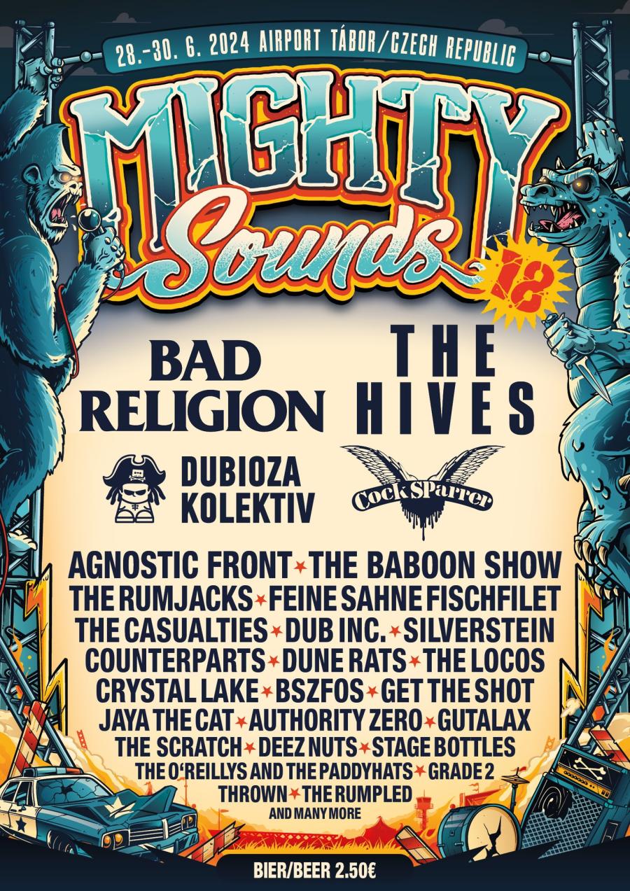 Mighty Sounds Festival 2024 28/06/2024 (3 days) Tabor Czech Republic