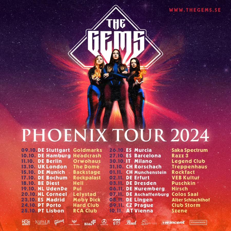 The Gems Phoenix Tour 2024 19/10/2024 Uden De Pul Nederland