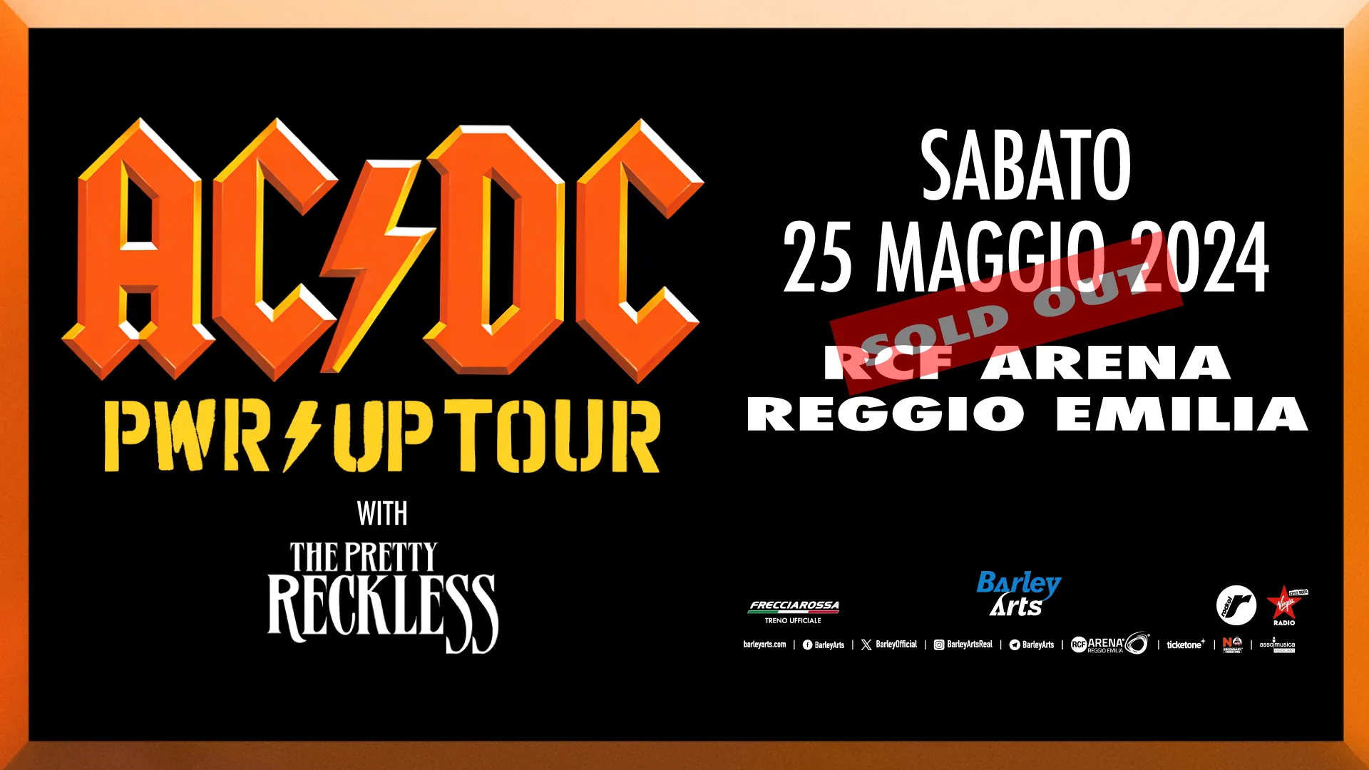 Concert AC/DC 25/05/2024 Reggio Emilia RCF Arena Italie