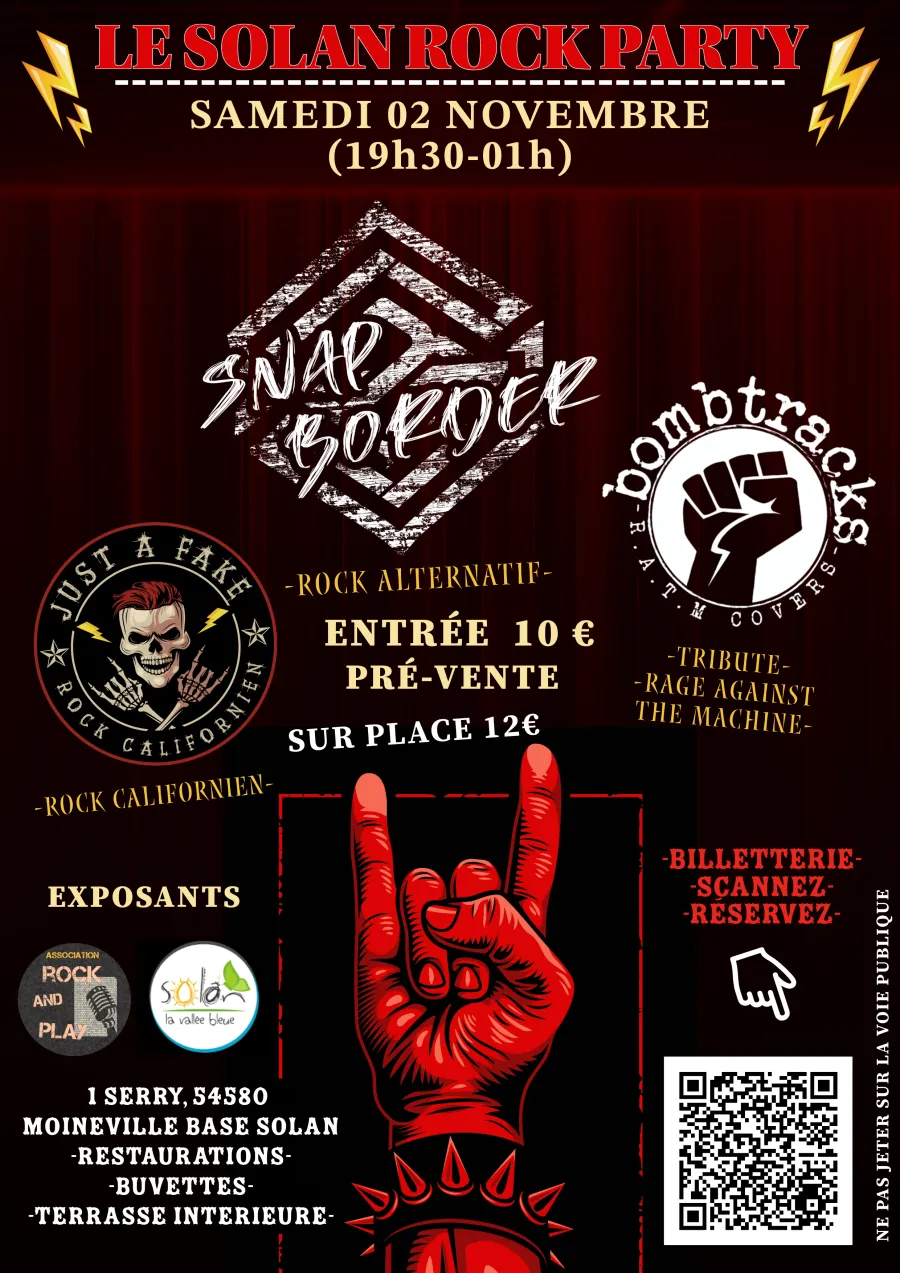 Solan Rock Party - 02/11/2024 - Moineville - Base de loisirs de Serry -  S.O.L.A.N - France