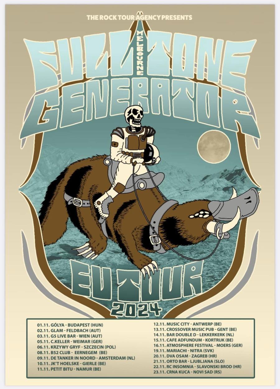 Full Tone Generator European Tour 2024 12/11/2024 Antwerpen