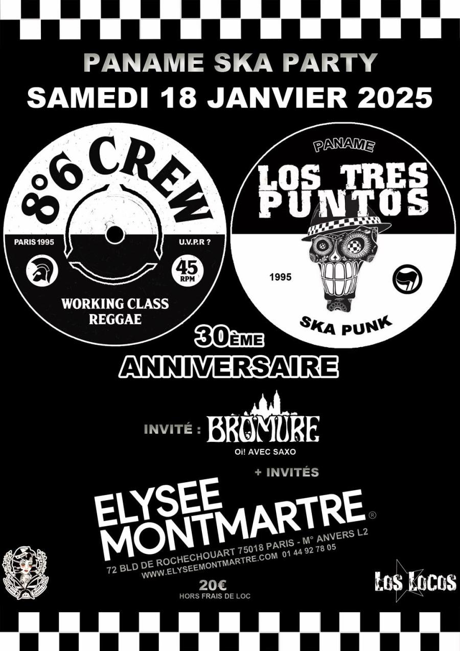 8°6 Crew / Los Tres Puntos - 30ème anniversaire - 18/01/2025