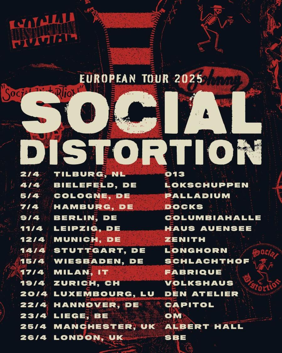 Event Social Distortion - 05/04/2025 - Köln - Palladium