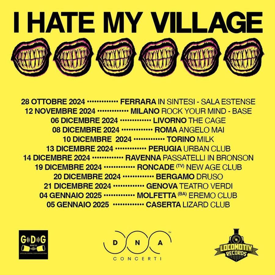 Concierto I Hate My Village Line up