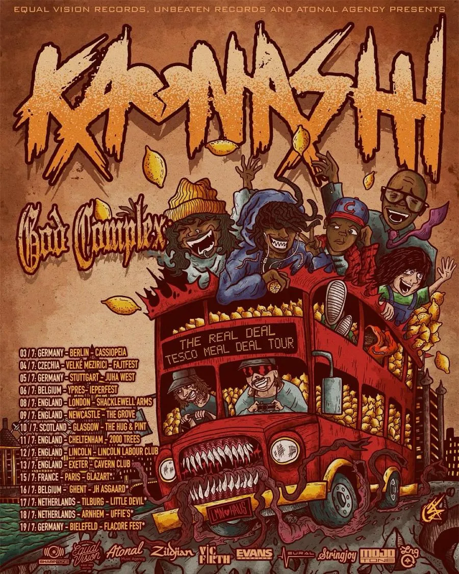 Kaonashi 2025 Tour Poster