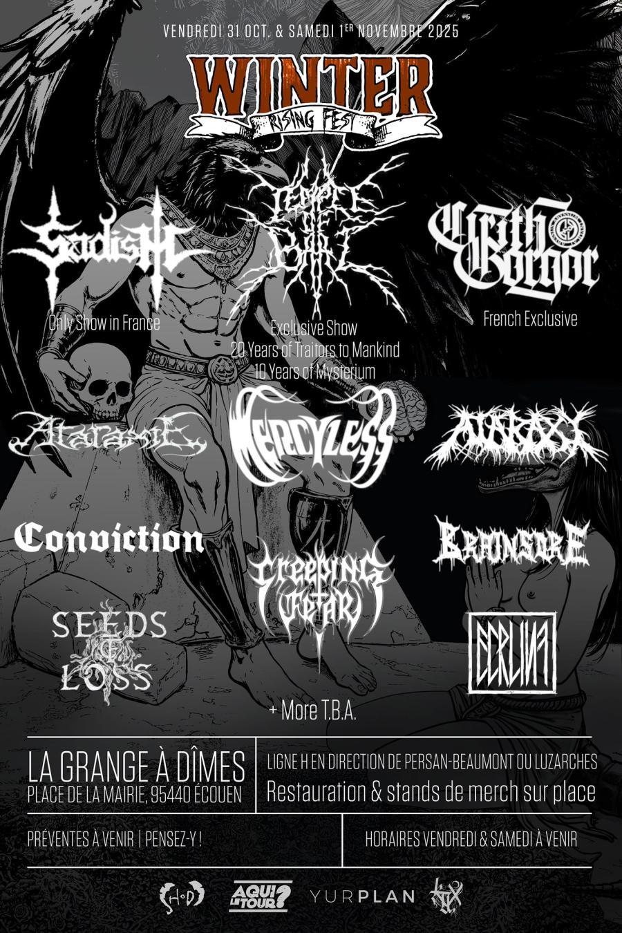 Winter Rising Fest 2025 - Groupes