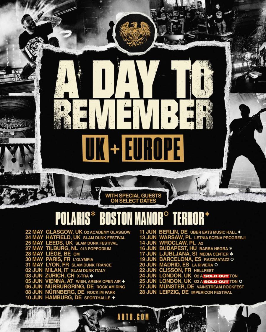 Concert A Day To Remember Groupes