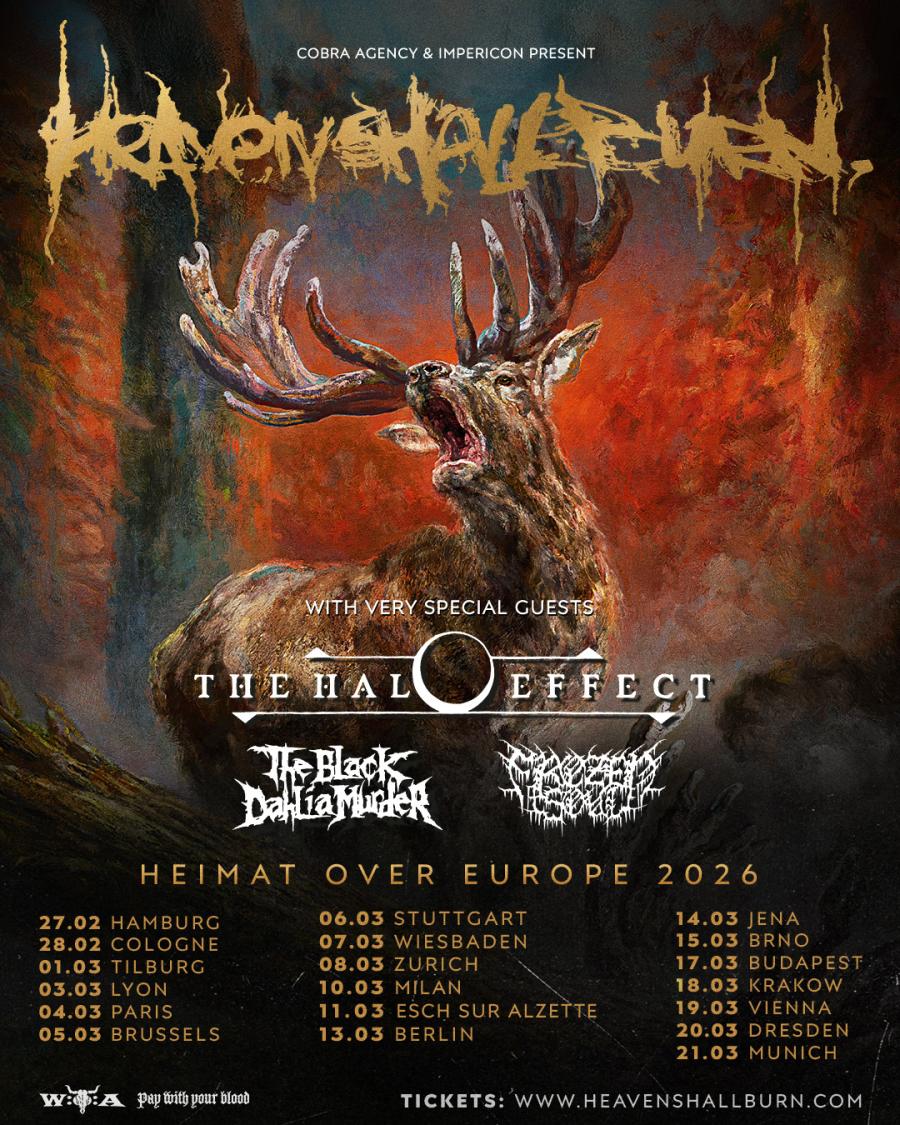 Heaven Shall Burn - events / concerts / festivals