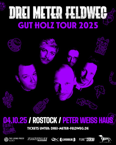 Konzert Drei Meter Feldweg - 04/10/2025 - Rostock - Peter-Weiss-Haus -  Deutschland