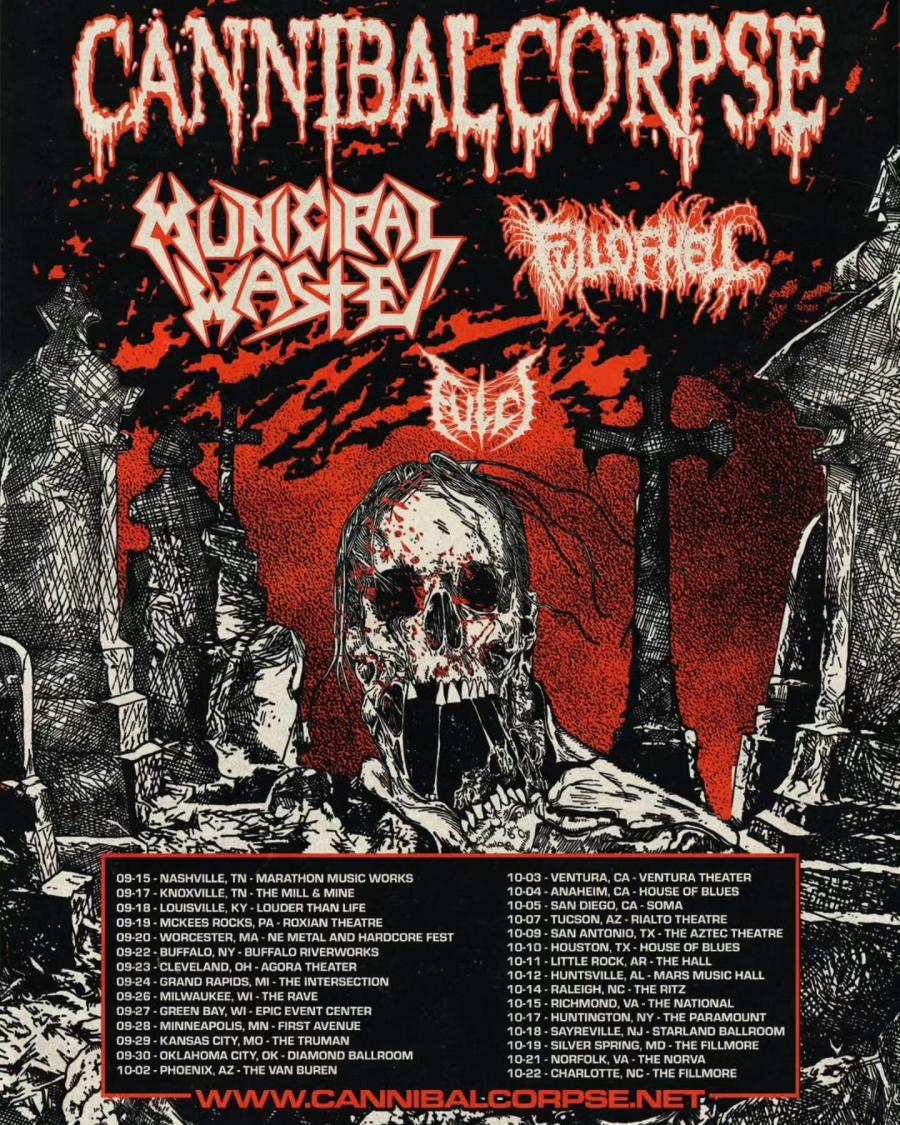 Event Cannibal Corpse - 14/10/2025 - Raleigh - The Ritz - United