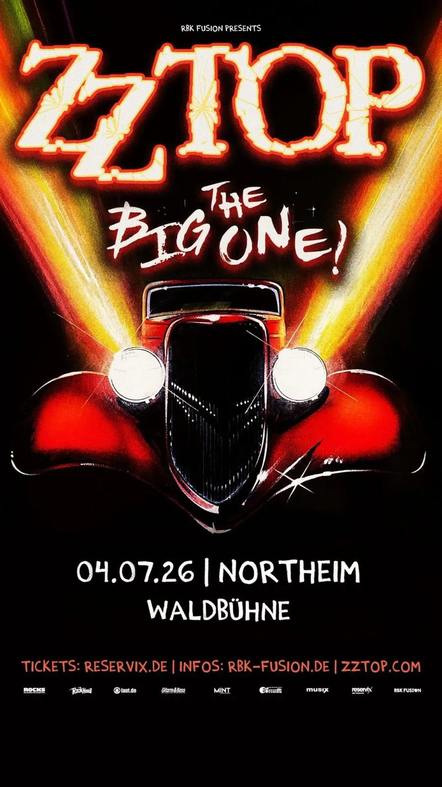 ZZ TOP - The Big One! - 04/07/2026 - Northeim - Waldbühne - Allemagne